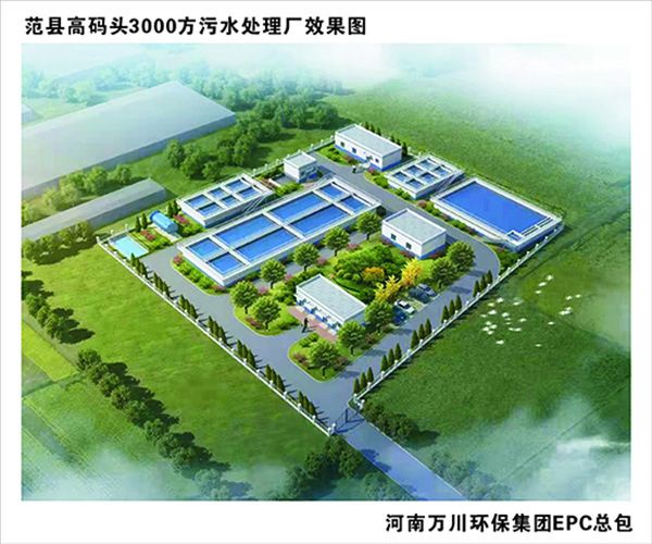 熱烈慶祝濮陽(yang)市範縣龍王莊高碼頭(tou)3000方咊龍王莊(zhuang)1500方汚水處理(li)廠EPC總承包工(gong)程正式(shi)啟動