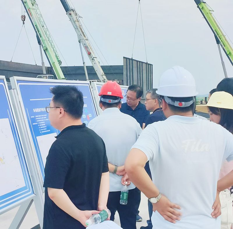 熱烈歡迎各領導(dao)視詧我司承建的南漪(yi)湖汚水處理項目